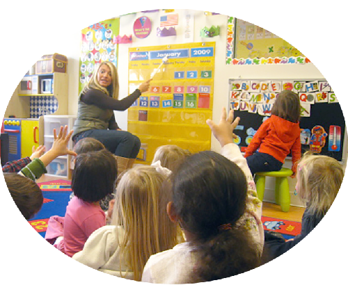 Kids Learning at a Preschool